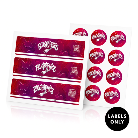 Custom Labels only • 100 ml low Miron Jar