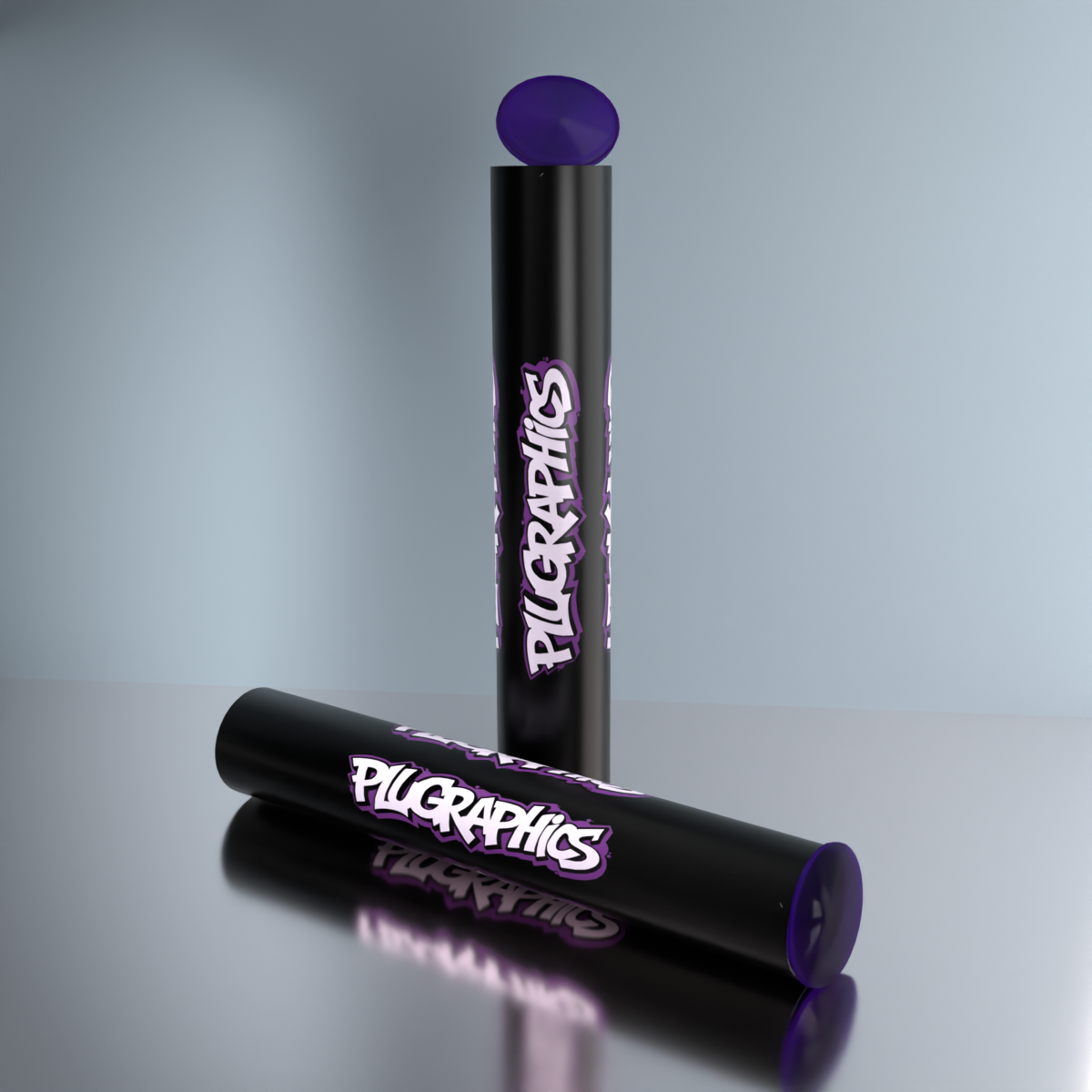 Custom Pre-Roll Tube - Black