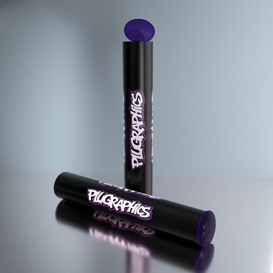 Custom Pre-Roll Tube - Black